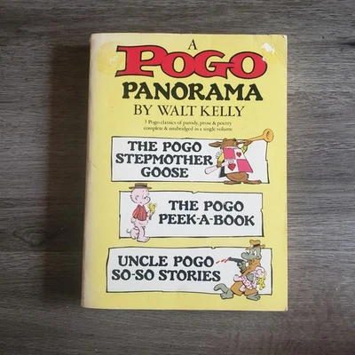 Vintage POGO PANORAMA By Walt Kelly 1977 Illustrated Popular Comic - Image 1 of 4