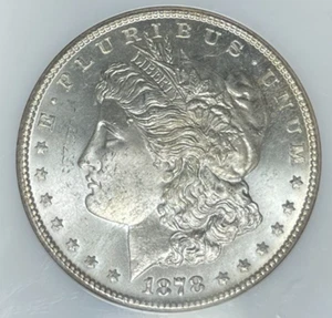 1878-S MORGAN SILBER DOLLAR ~ NGC - MS 64 ~ SCHÖNE MÜNZE ~ REF#54-006 ALTER HALTER - Bild 1 von 4