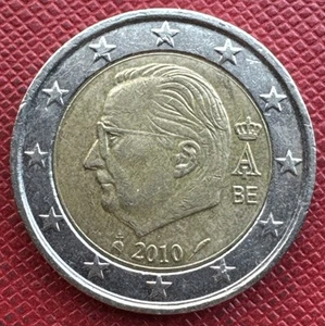 Belgium 2010 Bimetallic 2 Euro. Albert II. KM# 302 - Picture 1 of 2