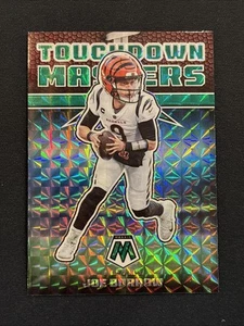 2022 Mosaic Joe Burrow Touchdown Masters Green Prizm #TD-2 - Picture 1 of 2