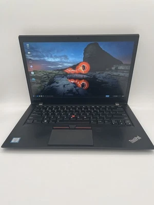 Lenovo ThinkPad T460S 14" FHD Intel i7-6600U 8GB RAM 256GB SSD LinuxLite7.4 - Image 1 of 4