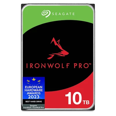 Ironwolf Pro 10TB NAS Internal Hard Drive HDD: CMR 3.5 Inch SATA 6Gb/S 256MB  - Image 1 of 4