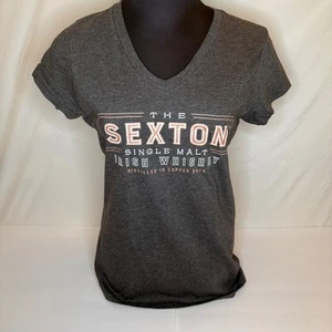 The Sexton Single Malt Irish Whiskey Women's T Shirt Skeleton S-XL - Picture 1 of 8