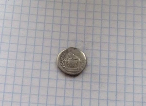 Antigua moneda romana de plata Denario original Tito Flavio Domiciano ViWa - Imagen 1 de 2