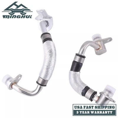 2X Turbocharger Coolant Hose 11538663516 Fits BMW 220i 320i 328i 420i 428i 520i - Imagem 1 de 4