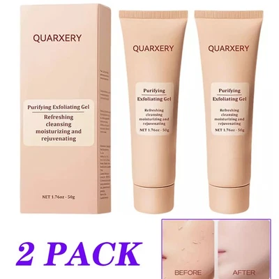 2X Quarxery Purifying Exfoliating Gel,Quarxery Purifying Cream for Face & Body - Image 1 of 4