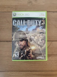 Call of Duty 3 (Microsoft Xbox 360) Complete w/ Manual & Mini Guide CIB Tested - Picture 1 of 3