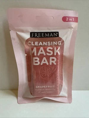 Freeman Cleansing Mask Bar Grapefruit ~Makeup Removing~ 2.47 oz  ~All Skin Types - Image 1 of 2