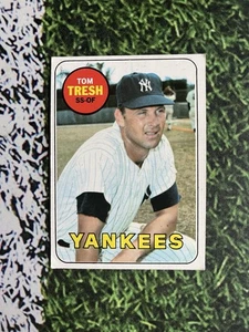1968 Topps Baseball Tom Tresh #69 EX Condition Low Cost Shipping  - Picture 1 of 2