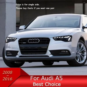 LED Headlight For Audi A5 S5 2008-2016 DRL Sequential Front Turn Signal Assembly - Picture 1 of 14