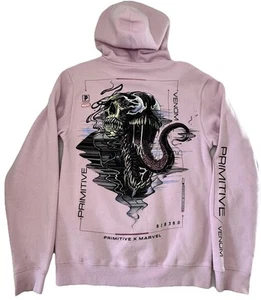 Primitive x Marvel x Venom Hoodie -Pink Mens Size Small - Picture 1 of 12