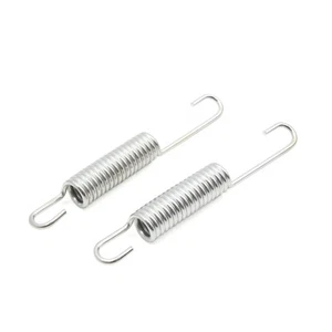 2pz. Argentato metallico piede cavalletto laterale moto molla GN125 - Foto 1 di 6