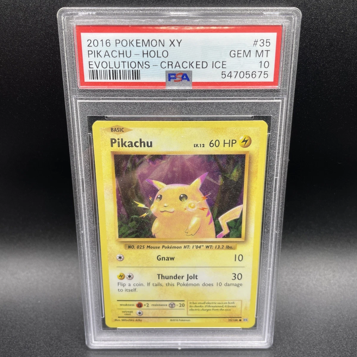 Pikachu Pokémon TCG Grade 10 XY Individual Collectible Card Game