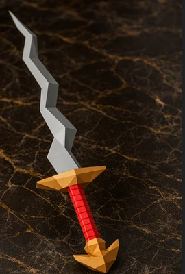 Réplica de espada cosplay tamaño completo colmillo de Osmumten inspirado en OSRS 1:1 premium Foto 1 de 3