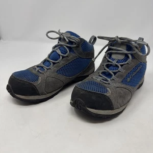 Columbia Schuhe Jungen 2 Techlite Wandern Walking Leder/Mesh grau/blau YY5390-487 - Bild 1 von 10