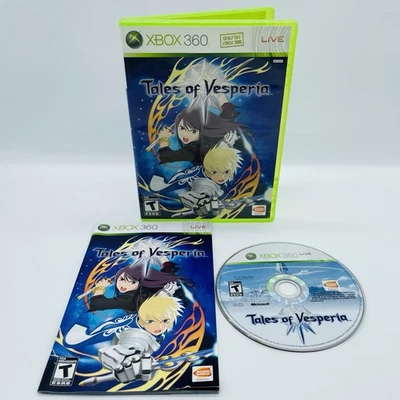 Tales of Vesperia (Microsoft Xbox 360, 2008) Completo com Manual TESTADO Frete Rápido - Imagem 1 de 4