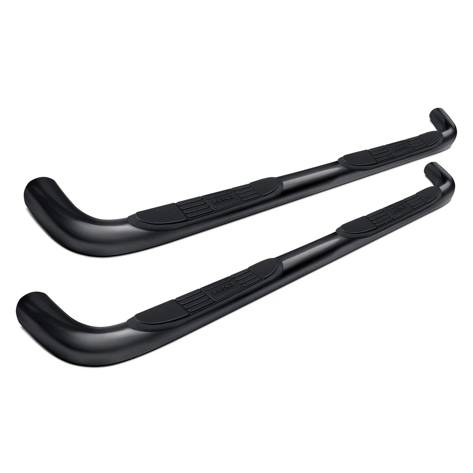 For Chevy Silverado 2500 99-14 Lund 3" Cab Length Black Round Bent Tube Steps — 第 1/3 张图片