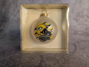 Green Bay Packers NFL Glass Christmas Ornament - Topperscott Collector Series - Picture 1 of 6