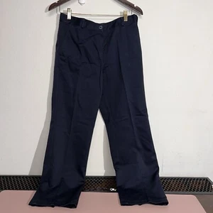 L.L. Bean Kids Classic Fit Chino Blue Size 8 Uniform Dressy Adjustable Waist - Picture 1 of 10