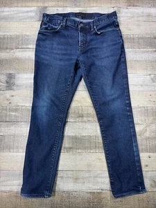 John Varvatos Jeans Mens 31 Blue Denim Bowery Slim Fit Bottoms - Picture 1 of 12