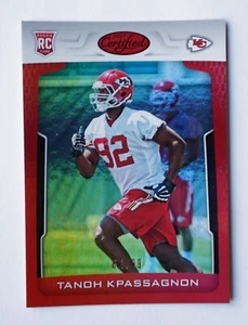 2017 Certified Mirror Red #190 Tanoh Kpassagnon /99 Chiefs COLOR MATCH Saints SP - Picture 1 of 2