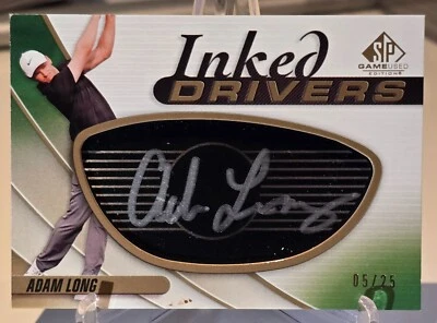 Adam Long 2024 SP Game Used Inked Drivers Black #ID-AL Auto /25 - Image 1 of 2