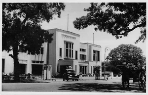 Real postcard size photo Connemara hotel Colombo Ceylon (Sri Lanka) C. 1951 - Picture 1 of 2