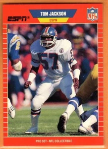 TOM JACKSON-ANNOUNCER-1989 PRO SET FOOTBALL - Picture 1 of 1