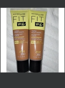 (2) Maybelline Fit Me Tinted Moisturizer - Natural Finish BB Cream - Shade 360 - Picture 1 of 7