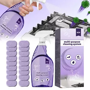 Cleanlix Cleaning Spray With Concentrated Cleaning Refills Stain Cleaner Tablets - Picture 1 of 11