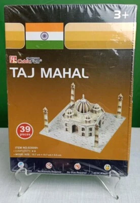 Cubic Fun Taj Mahal 39pcs 3D Puzzle DIY Achitecture Model Building Kit Brand New - Image 1 of 4