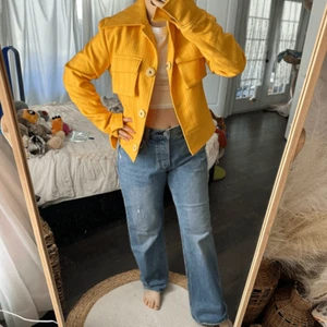 Kim Shui x Urban Outfitters Women’s Yellow Gab Blazer Jacket NWOT - Picture 1 of 6