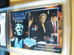 DONALD TRUMP 2016 DECISION TRUMP UNDER FIRE SILVER # TUF18 GRADED 10 L@@@K - Imagen 1 de 1