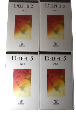 Keystone Learning Systems Delphi 5 Level 1 - 8 Plus 3 Advanced VHS Tapes - Image 1 of 4