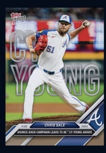 2024 TOPPS NOW - NL Cy Young Award Winner-CHRIS SALE (Topps MLB Bunt Digitalcard - Picture 1 of 1