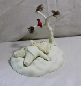 Dept 56 Snowbabies, CAN ANGELS REALLY FLY?, Snow Angel & Cardinals Figurine - Picture 1 of 4