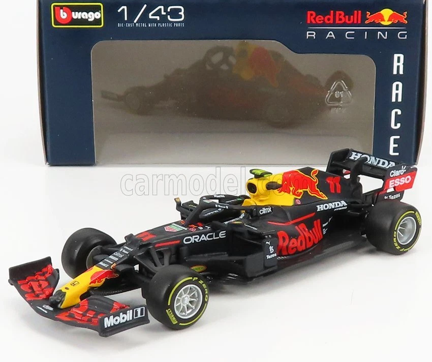 Modello RED BULL RB16B 1/43 12cm SERGIO PEREZ 11 Bburago Race