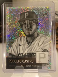 2022 Topps-Chrome Platinum Ann. B&W Mini-Diamond Rodolfo Castro Pirates