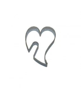 Cortapasta Tassenkeks Corazón Curvado Smolik Galleta Amor Boda - Imagen 1 de 1