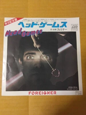 Japanese press 7inch!!!   FOREIGNER   HEAD GAMES / DO WHAT YOU LIKE - Image 1 of 4