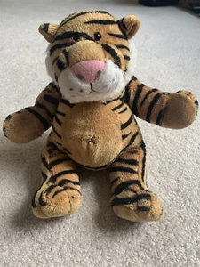 Wish mascotas MAYO peluche tigre animal de peluche 11"" juguete suave 2002 rayas de bengel rupin - Imagen 1 de 6