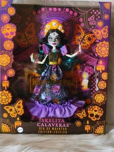 New Monster High Doll Skelita Calaveras Día De Muertos Collectible Doll howliday - Picture 1 of 3