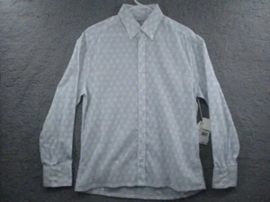 Michael Bastian Men's Long Sleeve Button Up Blue Size Medium - Picture 1 of 21