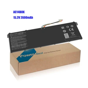 NEU Akku Für Acer Aspire AC14B3K AC14B8K R3 R3-131T R5-571T R5-571TG S14 Swift 3 - Zdjęcie 1 z 12