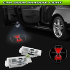 2Pcs Car Door Black Widow Symbol Ghost Shadow Projector Laser Light Fit For Bm W