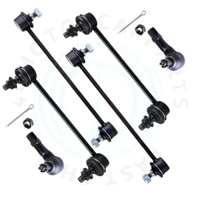 6x Se adapta a Mazda Protege 5 2001-2003 barra estabilizadora delantera trasera extremo de barra de amarre exterior Foto 1 de 4