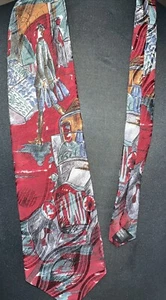 MARIO VALENTINO Men's Italian Silk Necktie One Size - Picture 1 of 4