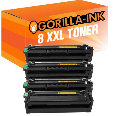 GORILLA-INK 8 Toner XXL für Samsung CLP-680 CLP-680 DW CLP-680 ND CLX-6260 FD CLX-6260 FR