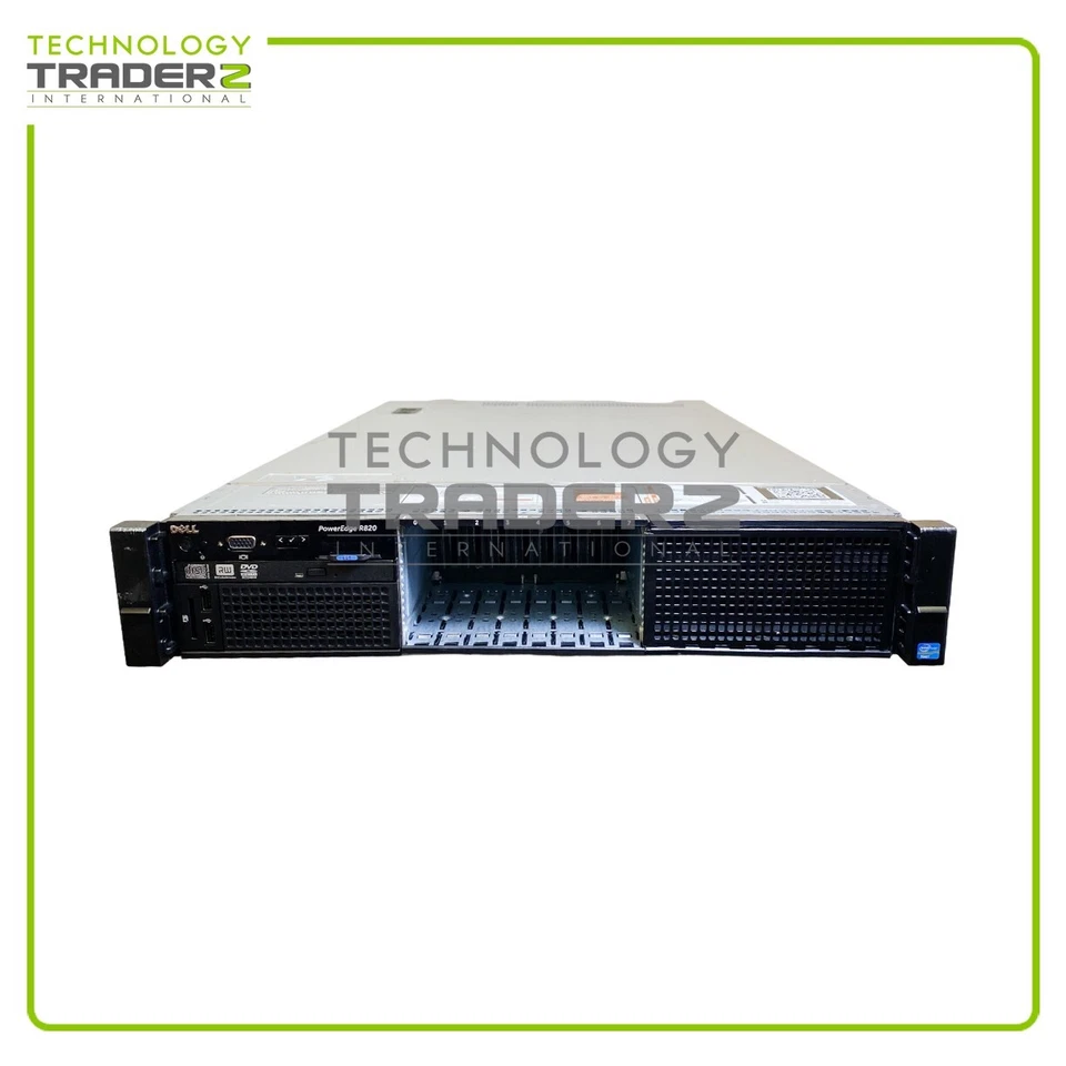 XRT6M Dell PowerEdge R820 Xeon E5-4620 8-Core 32GB 8x SFF Server W/ 2x 0CC6WF - Image 1 of 3