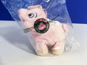 NEU Macy's Priscilla das rosa Schwein Plüschtier mit Reißverschlussbeutel - Bild 1 von 4